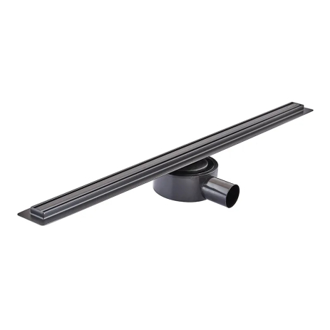 Душовий трап MIXXUS Drain-05-70-Slim Black з нержавіючої сталі SUS304, 30x700 мм, з сухим затвором (MI6170)