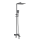 Душевая колонна Koer KB-56007-07 со смесителем, 3 функции, графитовая, 150 см (KR5160)