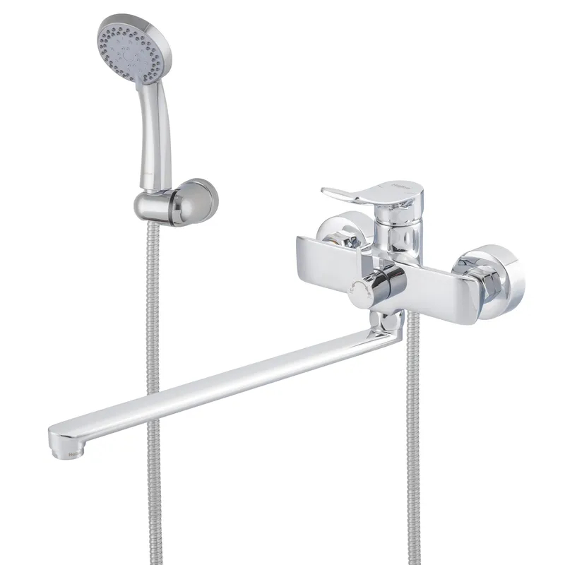 Змішувач для ванни HAIBA BOLERO 006 EURO з довгим виливом, хромований (HB9577) Змішувач для ванни HAIBA BOLERO 006 EURO з довгим виливом, хромований (HB9577)