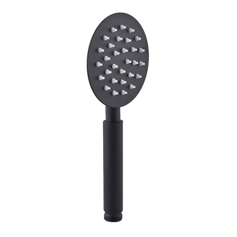 Душевая лейка Mixxus SH-01.SUS Black из нержавеющей стали SUS304, экономичная модель (MI6699)