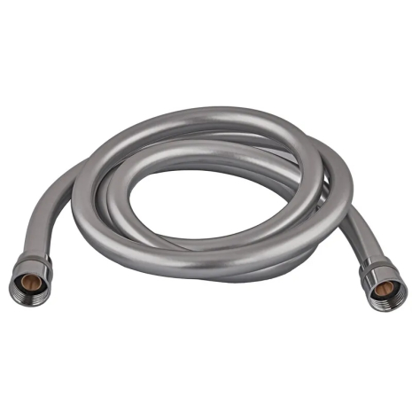 Шланг Zerix Silver.F03 для душу, 175 см, хром, сатин, Чехія (ZX5685)