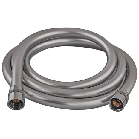 Шланг Zerix Silver.F03 200 см для душа, хромоване покриття, Чехія (ZX5686)