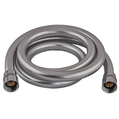 Шланг Zerix Silver.F03 150 см для душу, хромоване покриття, Чехія (ZX5561) Шланг Zerix Silver.F03 150 см для душу, хромоване покриття, Чехія (ZX5561)