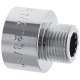 Перехідник (конектор) 3/8"х1/2" (хром) Koer KF.A0406.CHR (KF0137) Перехідник (конектор) 3/8"х1/2" (хром) Koer KF.A0406.CHR (KF0137)
