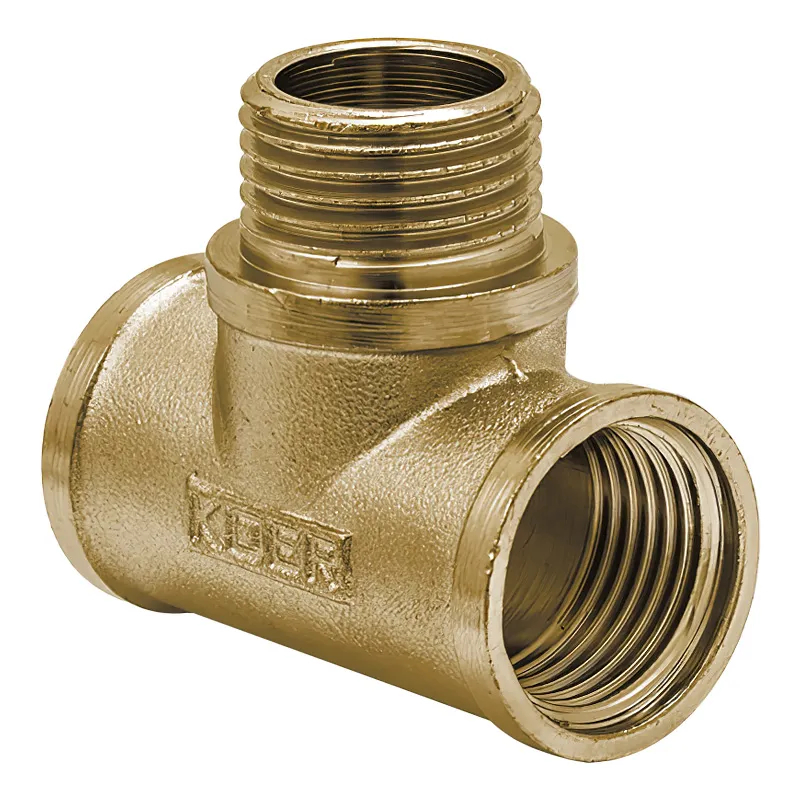 Тройник Koer KF.T06FMF.WN 1/2'' ВНВ (без никеля) (KR3029) Тройник Koer KF.T06FMF.WN 1/2'' ВНВ (без никеля) (KR3029)