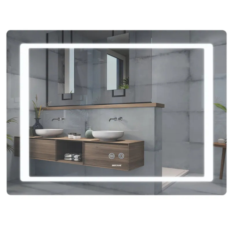 Зеркало MIXXUS STYLE MR13-90x70 с LED подсветкой, антизапотеванием и часами (MI6667) Зеркало MIXXUS STYLE MR13-90x70 с LED подсветкой, антизапотеванием и часами (MI6667)