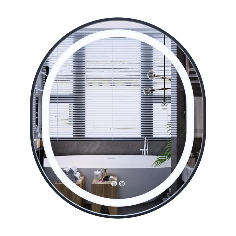 Зеркало MIXXUS Premium ELLIPSE MV05 с LED-подсветкой и антизапотеванием 80x70 см, черное (MP6646) Зеркало MIXXUS Premium ELLIPSE MV05 с LED-подсветкой и антизапотеванием 80x70 см, черное (MP6646)