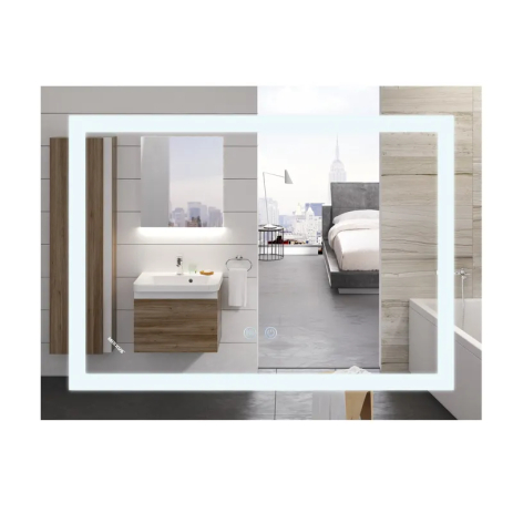 Зеркало Mixxus WARM MR12-80x70 с LED Touch и антизапотеванием, димером (MI6936) Зеркало Mixxus WARM MR12-80x70 с LED Touch и антизапотеванием, димером (MI6936)