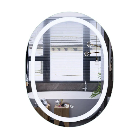 Зеркало MIXXUS Premium ELLIPSE MV05 80x60 см с LED подсветкой и антизапотеванием (MP6642)