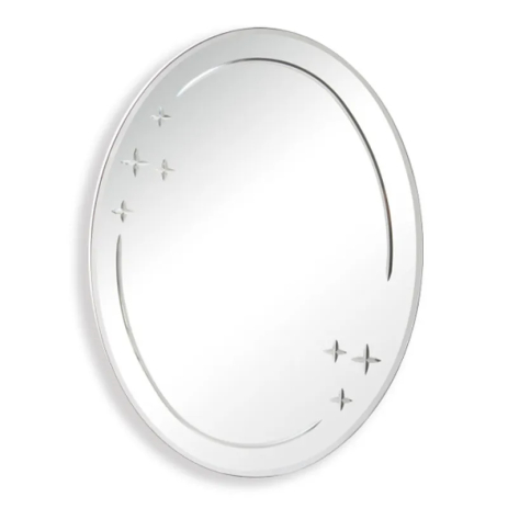 Зеркало настенное Zerix FUSION MOZ03 овальное 550x700 мм с декором, Чехия (ZX5632) Зеркало настенное Zerix FUSION MOZ03 овальное 550x700 мм с декором, Чехия (ZX5632)