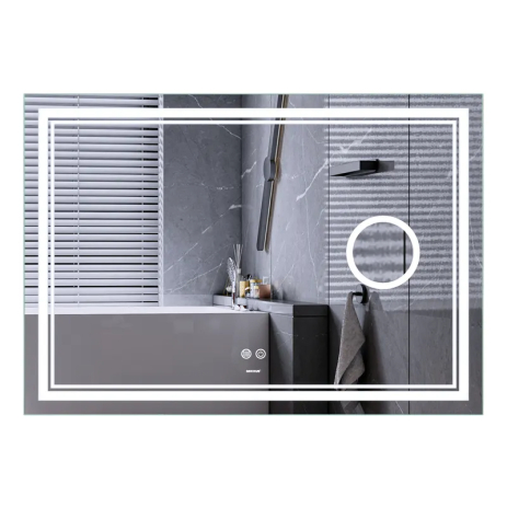 Зеркало MIXXUS Premium QUADRO MR20 120x80 см с LED подсветкой и антизапотеванием (MP6624) Зеркало MIXXUS Premium QUADRO MR20 120x80 см с LED подсветкой и антизапотеванием (MP6624)