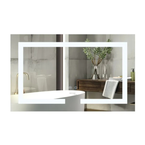 Зеркало MIXXUS HARD MR07-50x80 с LED подсветкой, антизапотеванием и димером (MI6658)