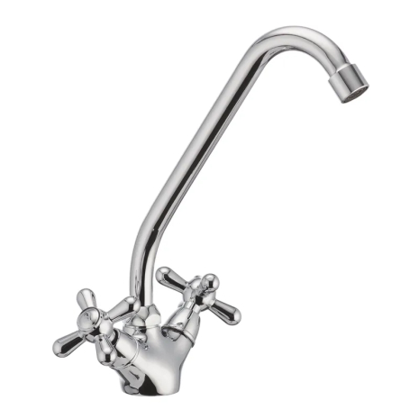 Смеситель для кухни Haiba DOMINOX 271 с высоким изливом и кран букой HB0941 (HB0941)