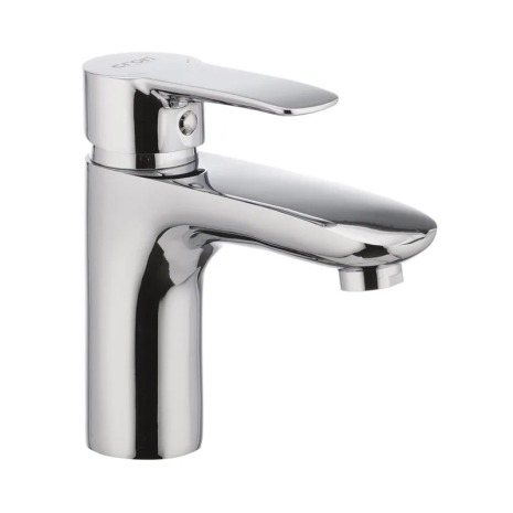 Смеситель для умывальника CRON COLUMBIA 001 (CR0206) хром, с гибкой подводкой (CR0206)