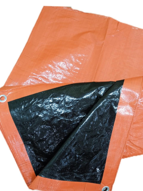 Тент 120 г/м.кв. 6м х 8м "ORANGE" тенти від дощу та сонця, з люверсами для кріплення