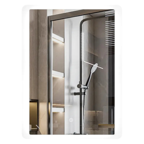 Дзеркало MIXXUS Premium OLIVARY MR19 80x60 з LED підсвічуванням та антизапітнінням (MP6628)