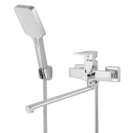 Змішувач для ванни Haiba KANT 006 EURO (HB9602) з довгим виливом, хромований (HB9602) Змішувач для ванни Haiba KANT 006 EURO (HB9602) з довгим виливом, хромований (HB9602)