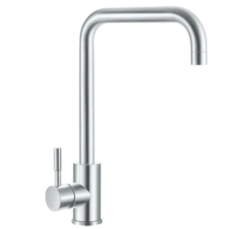 Смеситель для кухни Champion SUS-011-G CHROME, нержавеющая сталь, высокий гусак (CH6537)