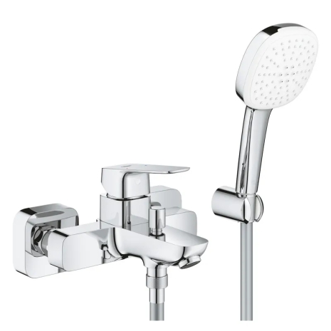 Одноважільний змішувач для ванни Grohe Cubeo з хромовим покриттям 167 мм (1018140000) Одноважільний змішувач для ванни Grohe Cubeo з хромовим покриттям 167 мм (1018140000)