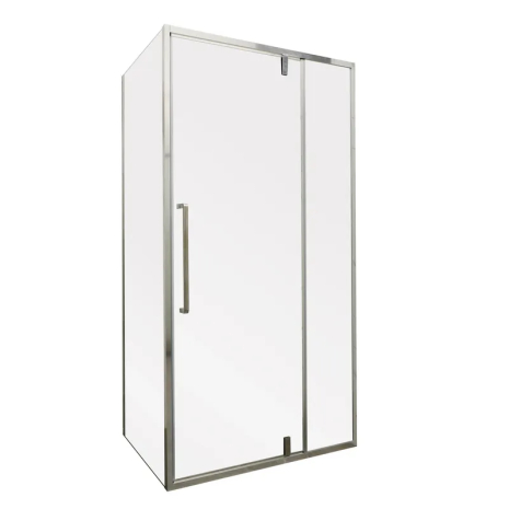 Душова кабіна без піддону Mixxus Premium BEVEL SC01-100x80, хром, скло 6мм (MI6869)