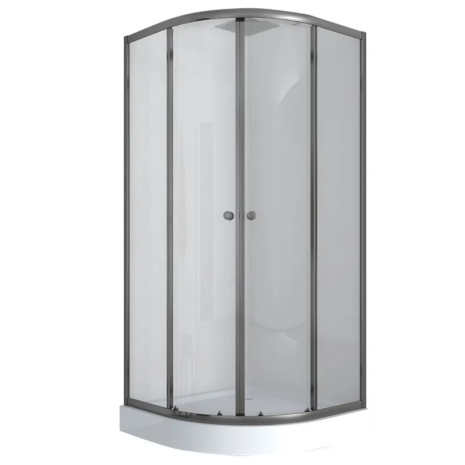 Душова кабіна Mixxus PLAIN SCT02 з низьким піддоном 90x90 см, скло 4мм, графіт (MI6901) Душова кабіна Mixxus PLAIN SCT02 з низьким піддоном 90x90 см, скло 4мм, графіт (MI6901)