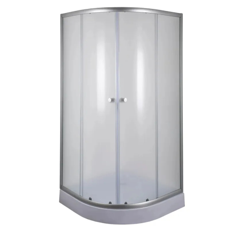 Душова кабіна Mixxus PLAIN SCT02 з низьким піддоном 100x100 см, матове скло 4мм, акуратний дизайн (MI6897) Душова кабіна Mixxus PLAIN SCT02 з низьким піддоном 100x100 см, матове скло 4мм, акуратний дизайн (MI6897)