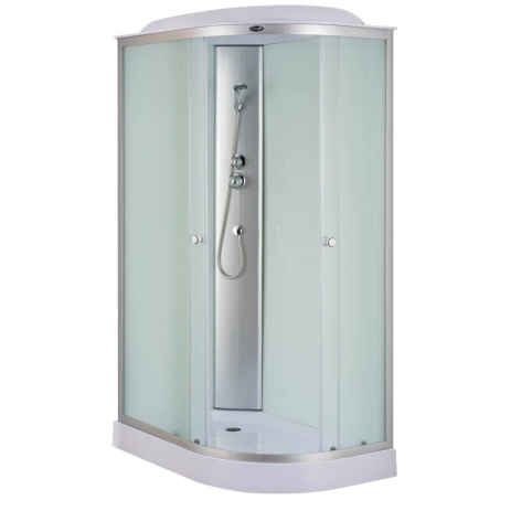Душовий бокс Mixxus WAVE SB02 120x80 з низьким піддоном, без гідромасажу, кутовий (MI6892)