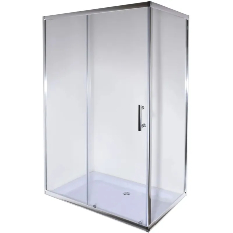Душова кабіна без піддона Mixxus HARD SC01-120x80, хром, 5мм скло (MI6912) Душова кабіна без піддона Mixxus HARD SC01-120x80, хром, 5мм скло (MI6912)