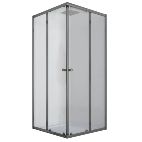 Душевая кабина без поддона Mixxus CUBIC SC01-90x90, прозрачное стекло 4мм, угловая система (MI6907)