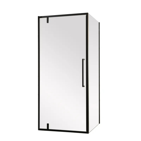 Душова кабіна без піддону Mixxus Premium BEVEL SC01-90x90, чорне скло 6мм (MI6864)