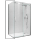 Бічна стінка для душу Koer SR SW01-90x200-TR-07, скло 8мм, графіт, Easy Clean (KR5382)