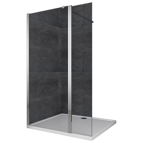 Душова перегородка Koer SR SP03 Walk-In 30x200 см, прозоре скло Easy Clean 8 мм (KR5399)