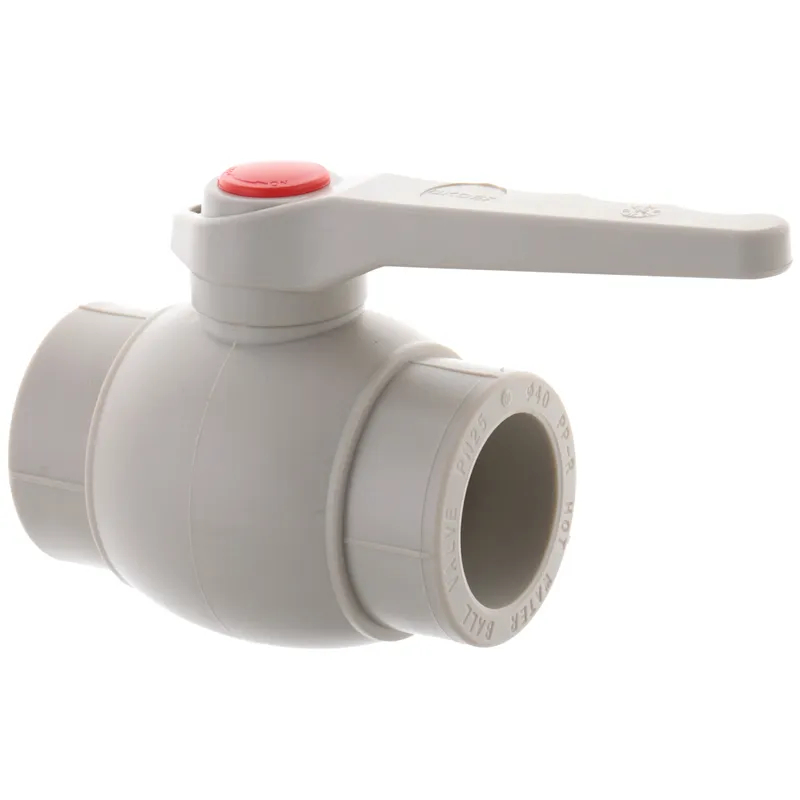 Кран шаровый PPR Koer K0178.PRO для горячей воды 40 мм с ручкой, серый (KP0230) Кран шаровый PPR Koer K0178.PRO для горячей воды 40 мм с ручкой, серый (KP0230)