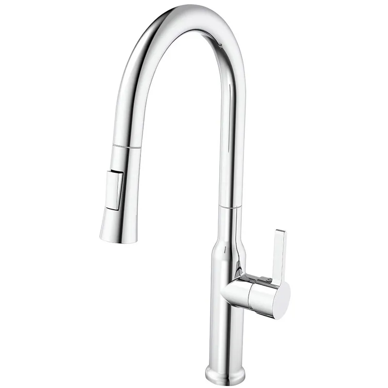 Змішувач для кухні MIXXUS PREMIUM PULL 014 з висувним виливом, хромований (MI6958) Змішувач для кухні MIXXUS PREMIUM PULL 014 з висувним виливом, хромований (MI6958)