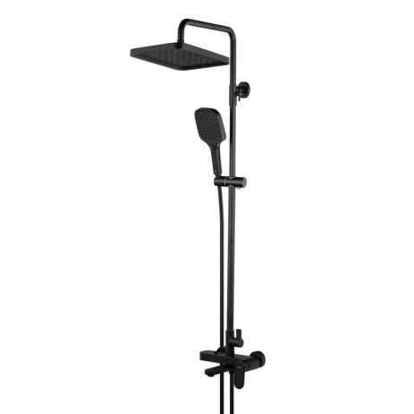 Душевая колонна Koer KB-56030-05 со смесителем, 3 функции, 150 см шланг, латунь (KR5428)