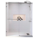 Дверь в нишу Koer SR SD06 140x220 с прозрачным стеклом 8мм, хром, Easy Clean (KR5368)