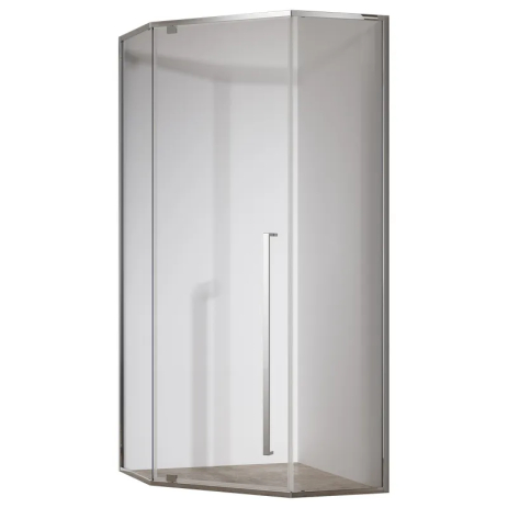 Душова кабіна Koer SR SC06 без піддону 90x90 см, прозоре скло 8мм, хром (KR5364)