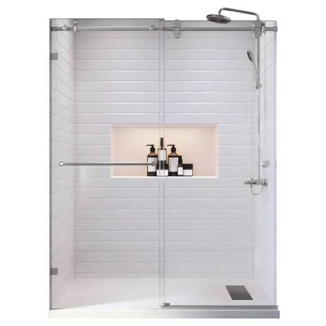 Двері в нішу Koer SR SD06 120x220 см, розсувні, скло 8 мм Easy Clean, хром (KR5367) Двері в нішу Koer SR SD06 120x220 см, розсувні, скло 8 мм Easy Clean, хром (KR5367)