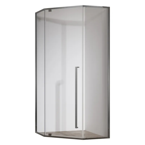 Душова кабіна без піддона Koer SR SC06-90x90 см, прозоре скло 8мм, графіт, Easy Clean (KR5366) Душова кабіна без піддона Koer SR SC06-90x90 см, прозоре скло 8мм, графіт, Easy Clean (KR5366)