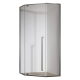 Душова кабіна без піддона Koer SR SC06-90x90 см, прозоре скло 8мм, графіт, Easy Clean (KR5366)