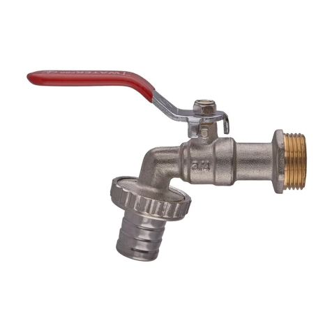 Кран пивний WATERPRO WP100-20 з ручкою "важіль" червоний 3/4" (WP2899) (WP2899)