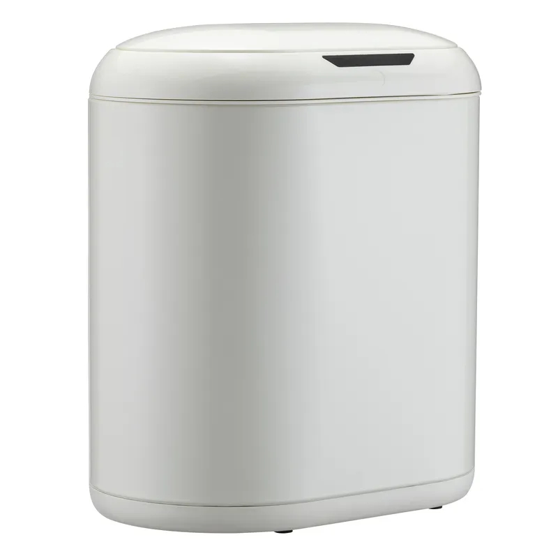 Сенсорное мусорное ведро овальное Mixxus Premium Topper-TC0112 White 12л, нержавеющая сталь (MI7082) Сенсорное мусорное ведро овальное Mixxus Premium Topper-TC0112 White 12л, нержавеющая сталь (MI7082)