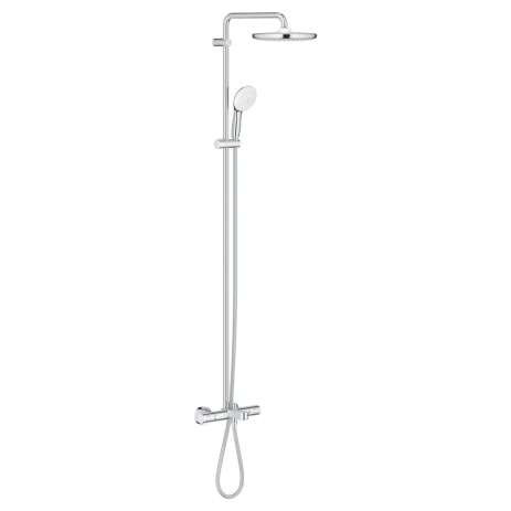 Душевая система Grohe Tempesta 250 с термостатом для ванны, 3 режима струи, хром (26672001)