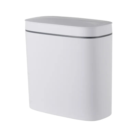 Відро для сміття сенсорне овальне Mixxus Flat-TC0109 White 9 л колір білий (MI7074) Відро для сміття сенсорне овальне Mixxus Flat-TC0109 White 9 л колір білий (MI7074)