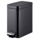Відро для сміття з плавним закриттям прямокутне Mixxus Premium Quadro-TC0105 Black 5 л колір чорний Відро для сміття з плавним закриттям прямокутне Mixxus Premium Quadro-TC0105 Black 5 л колір чорний