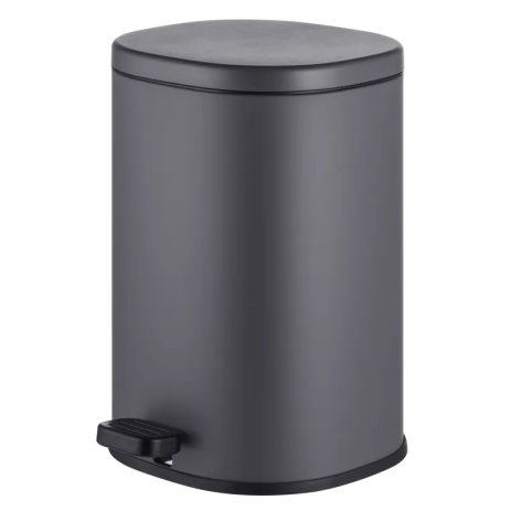 Мусорное ведро с плавным закрытием овальное Mixxus Premium Olivary-TC0105 Graphite 5 л цвет графит Мусорное ведро с плавным закрытием овальное Mixxus Premium Olivary-TC0105 Graphite 5 л цвет графит