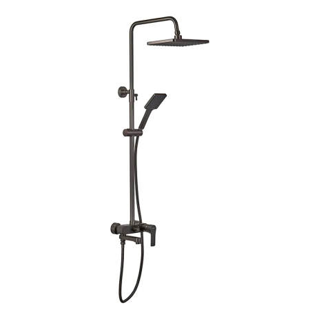 Душевая колонна со смесителем Haiba Milano 003-J Graphite (HB4009) Душевая колонна со смесителем Haiba Milano 003-J Graphite (HB4009)