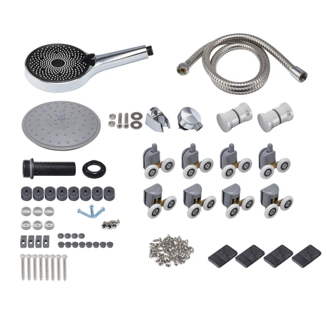 Комплект фурнітури для душового боксу Mixxus Strong SCP01-SET Chrome (MI8162)