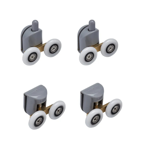 Комплект роликів для кабіни Mixxus Rollers SCP04-2x2 Graphite подвійний 2 вер.+2 ніж. (сірий) (MI8164) Комплект роликів для кабіни Mixxus Rollers SCP04-2x2 Graphite подвійний 2 вер.+2 ніж. (сірий) (MI8164)