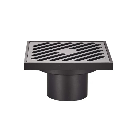 Душевой трап Koer FD10-100x100-180-Black (прямой отвод) (Черный) (KR3414) Душевой трап Koer FD10-100x100-180-Black (прямой отвод) (Черный) (KR3414)